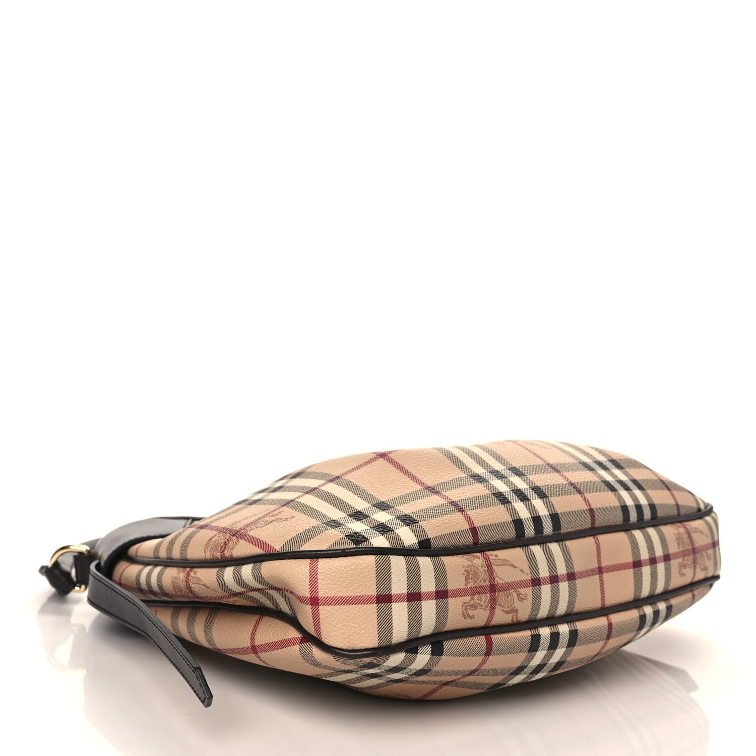 Burberry Haymarket Check Small Brooklyn Hobo Brown 3 of 8
