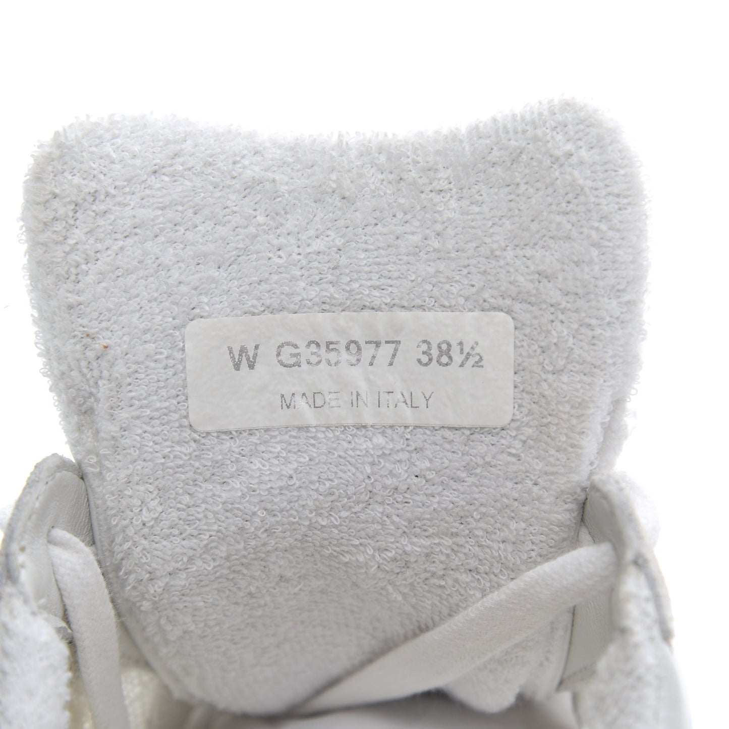Suede Calfskin CC Sneakers 38.5 Pink White