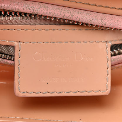 Christian Dior Patent Cannage Medium Lady Dior Rose Clair 6 of 22