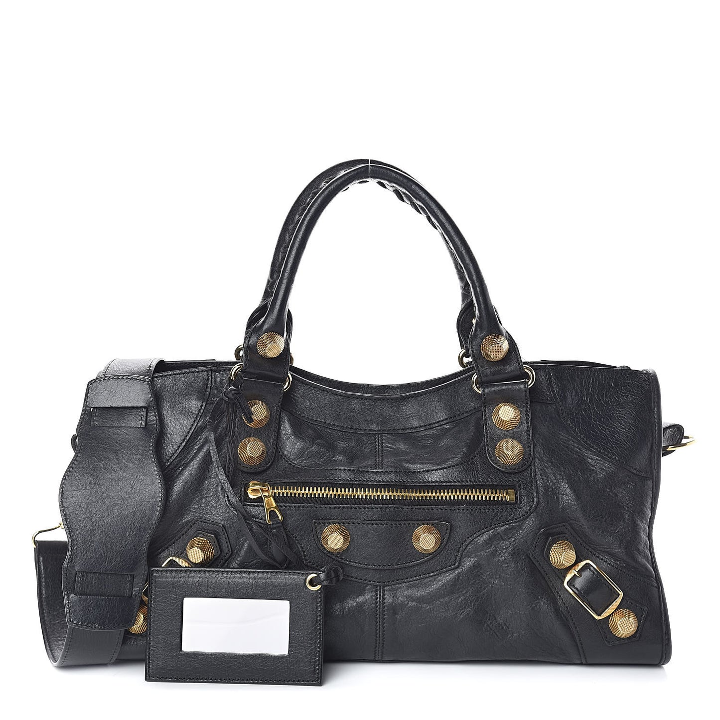 Agneau Giant 21 Gold Hardware Part Time Black