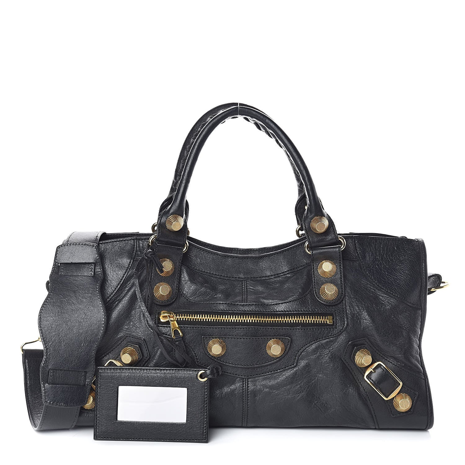 Balenciaga Agneau Giant 21 Gold Hardware Part Time Black 1 of 8