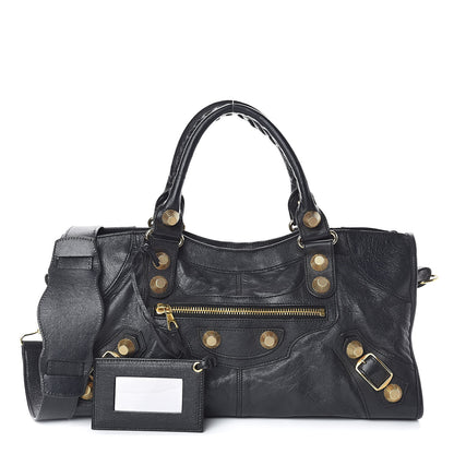 Balenciaga Agneau Giant 21 Gold Hardware Part Time Black 1 of 8