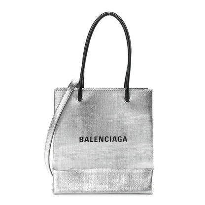 Balenciaga Calfskin Logo XXS Shopping Tote Gris Fossile 1 of 8