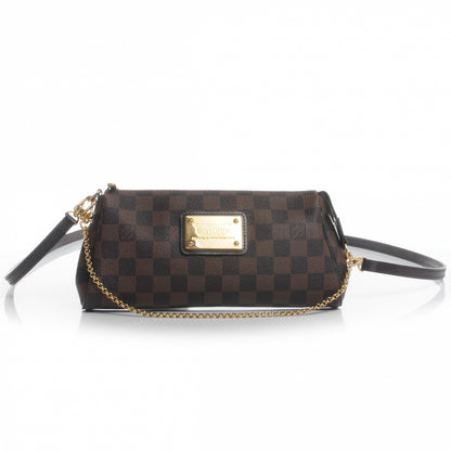 Louis Vuitton Damier Ebene Eva Clutch 1 of 8