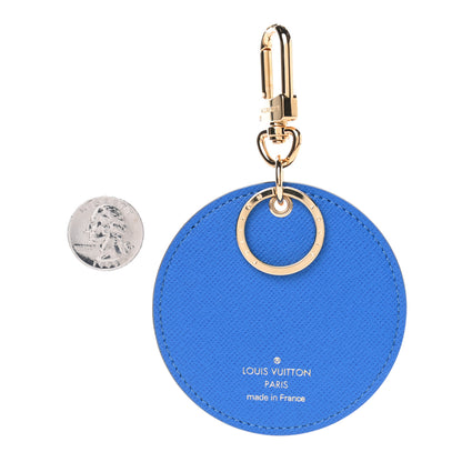 Louis Vuitton Monogram 2019 Christmas Animation Venice Bag Charm Key Ring Blue 2 of 3