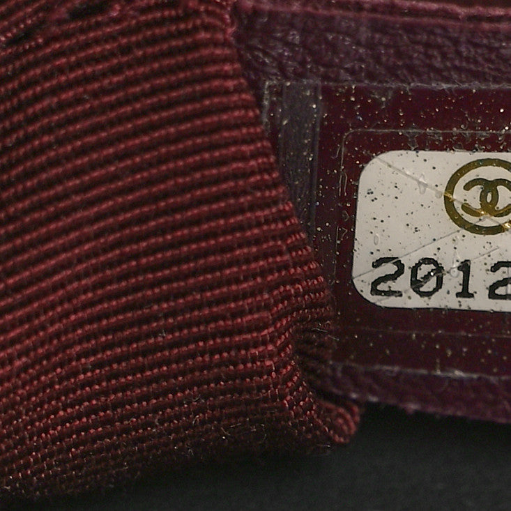 Chanel Calfskin Chevron Quilted Boy Shopping Tote Grey 7 of 9