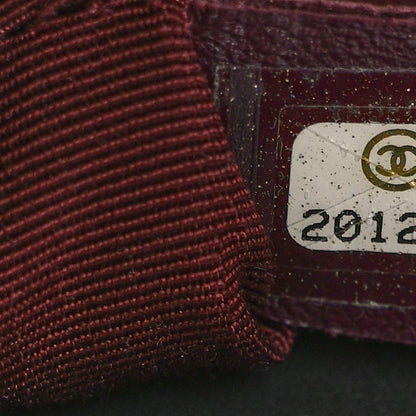 Chanel Calfskin Chevron Quilted Boy Shopping Tote Grey 7 of 9