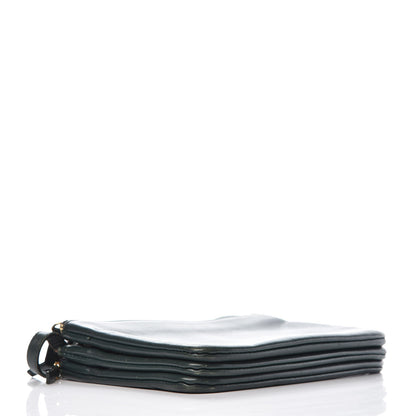 Celine Lambskin Small Trio Crossbody Bag Dark Green 25 of 42