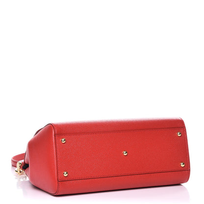 Dolce & Gabbana Dauphine Regular Miss Sicily Satchel Red 5 of 8