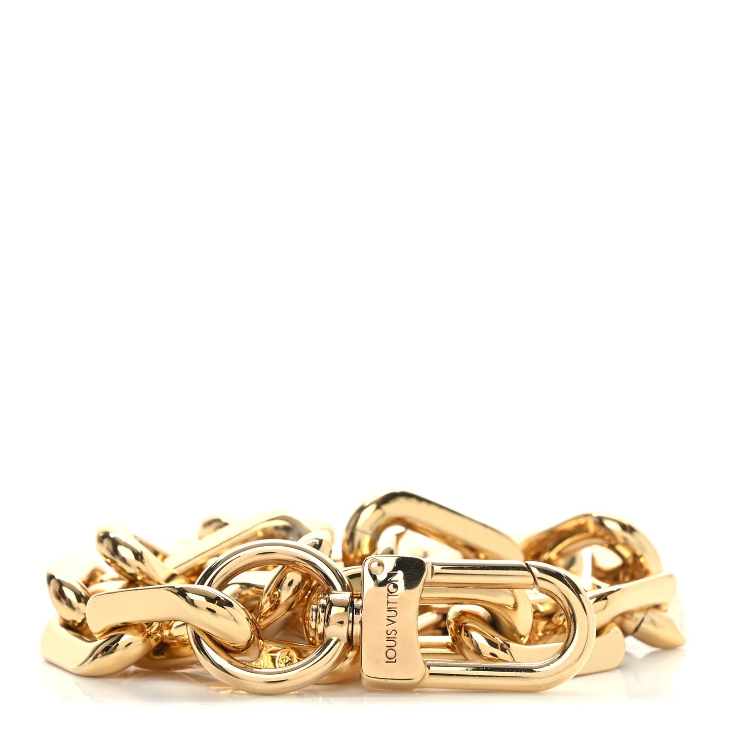 Metal Coussin Chain Strap Gold