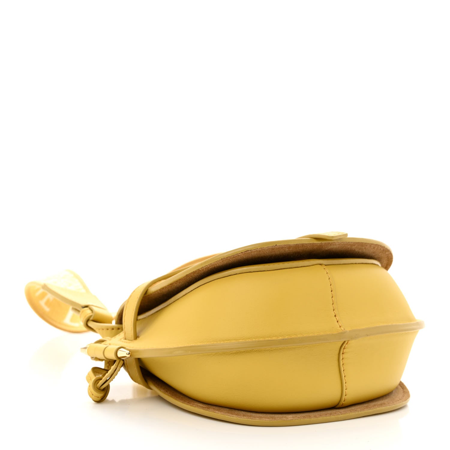 Loewe Calfskin Jacquard Mini Gate Dual Bag Dark Yellow 4 of 10