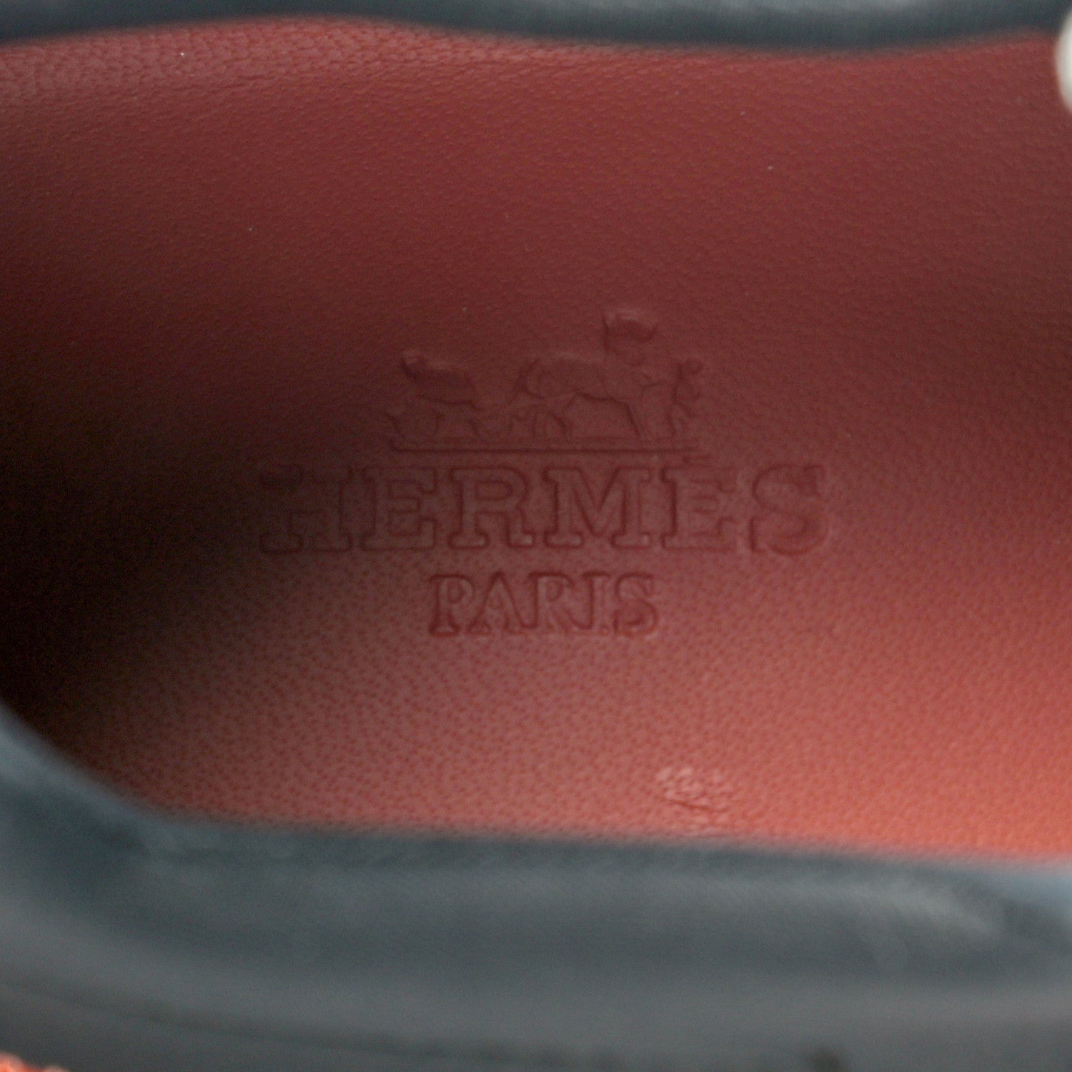 Hermes Technical Canvas Suede Goatskin Womens Stadium Sneakers 38.5 Black Multicolor 9 of 10