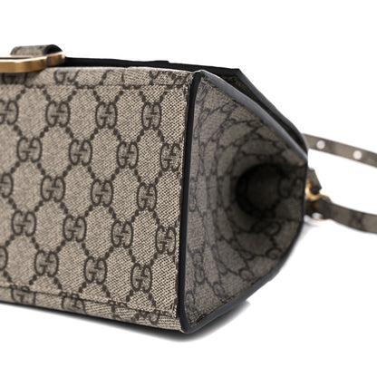 Balenciaga X GUCCI GG Supreme Monogram Small Hourglass Top Handle Bag Beige Ebony 8 of 8