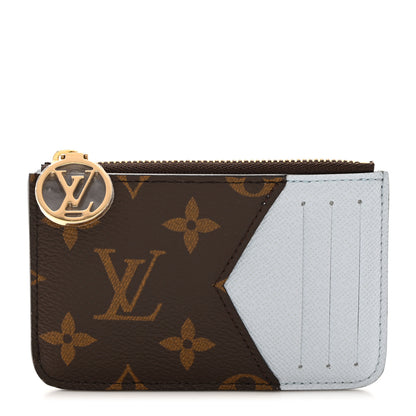 Louis Vuitton Monogram Zipped Romy Card Holder Olympe Blue 1 of 8