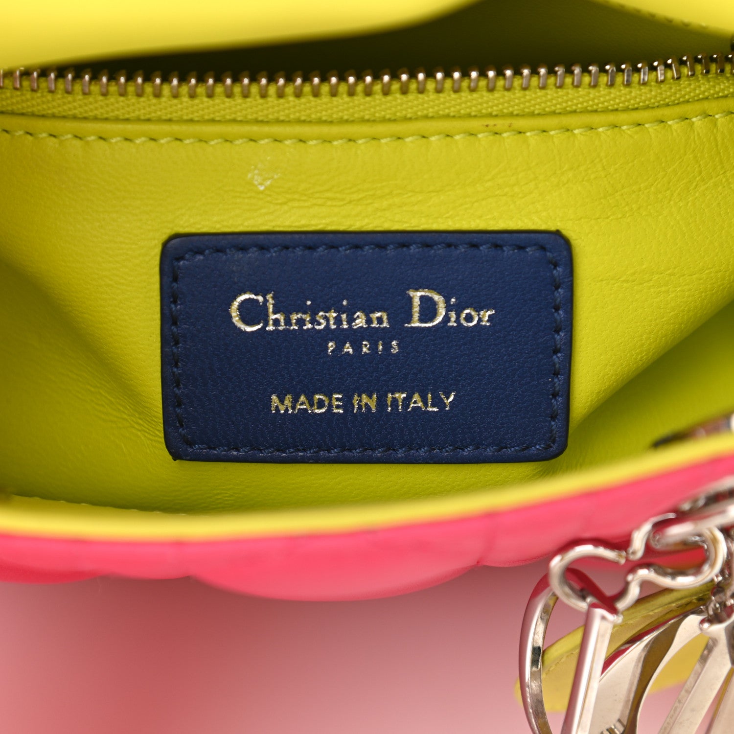 Christian Dior Lambskin Cannage Mini Lady Dior Multicolor 6 of 12