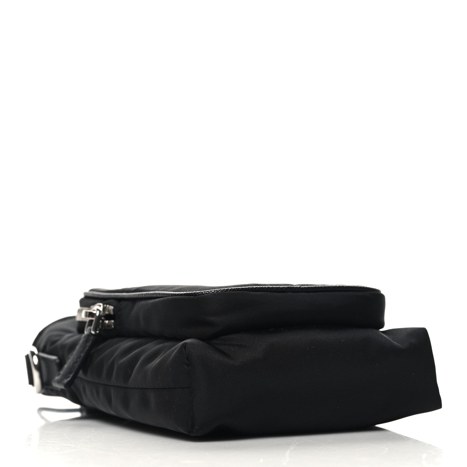 Prada Tessuto Nylon Saffiano Phone Case Crossbody Black 4 of 9