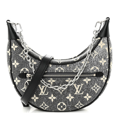 Louis Vuitton Monogram Jacquard Denim Loop Black 1 of 9
