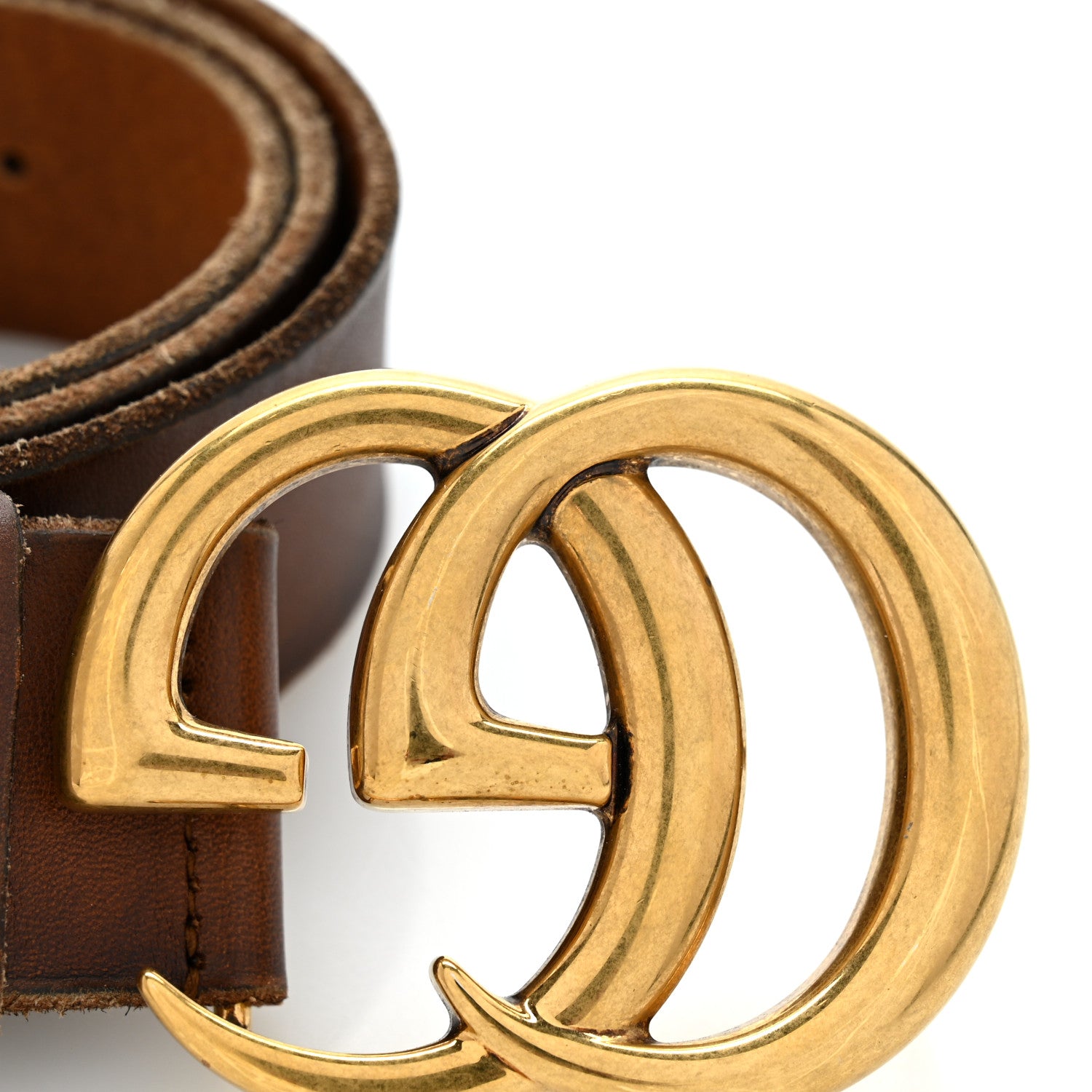 Gucci Faded Calfskin Double G 40mm Belt 90 36 Cuir 6 of 6