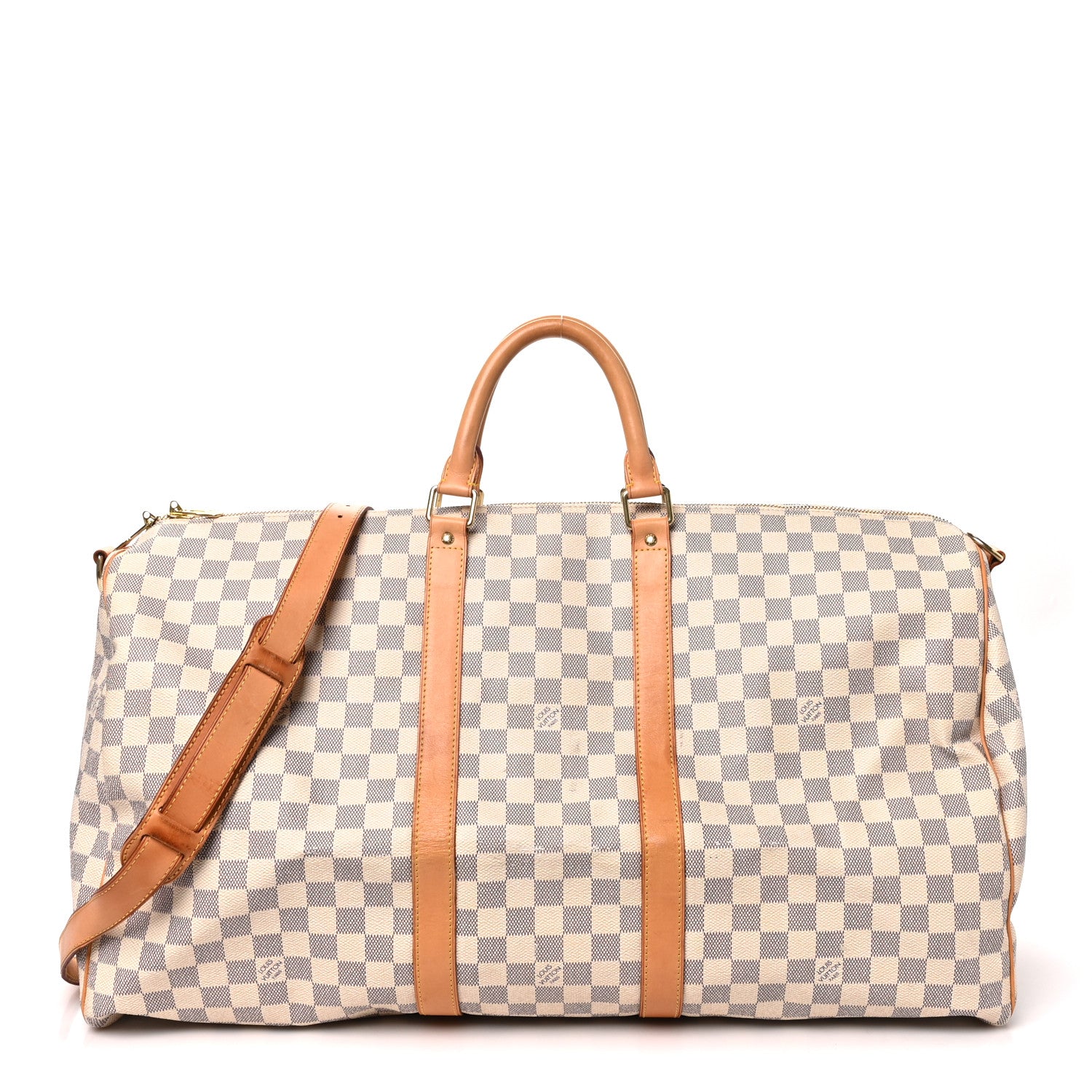 Louis Vuitton Damier Azur Keepall Bandouliere 55 1 of 9