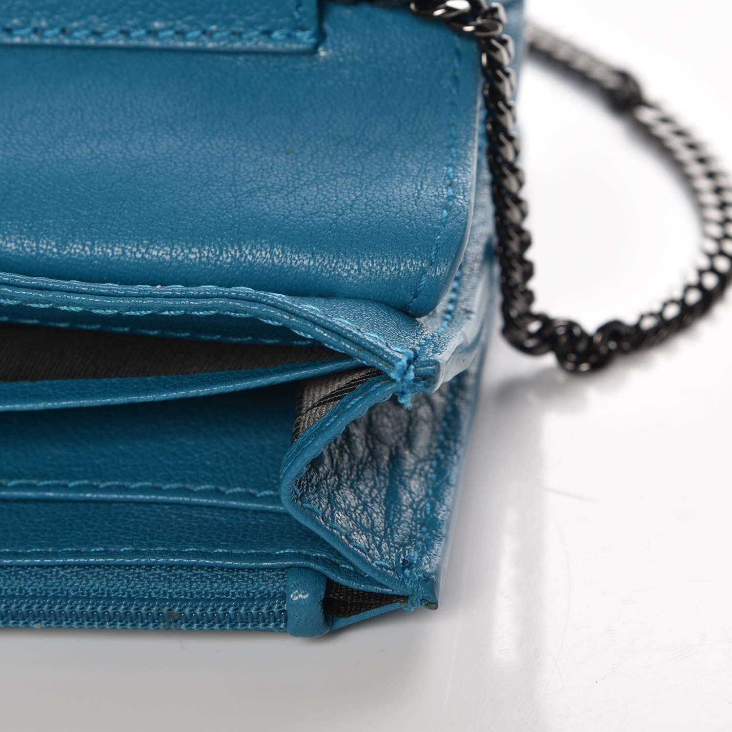 Proenza Schouler Lambskin Large PS1 Chain Wallet Oahu 6 of 8