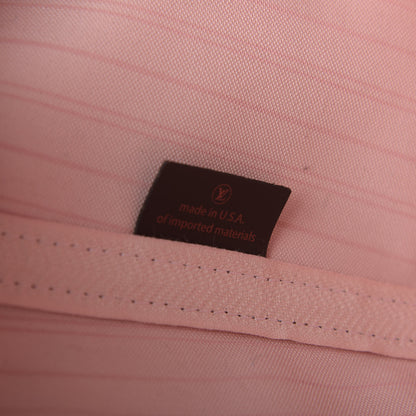Louis Vuitton Damier Ebene Neo Neverfull MM Rose Ballerine 9 of 10