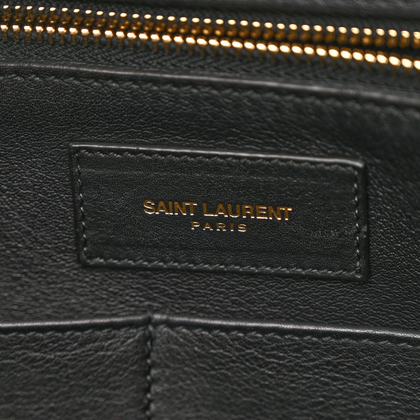 Calfskin Medium Classic Y Cabas Black