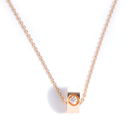 Louis Vuitton Empreinte Diamond Pendant Necklace Pink Gold 1 of 5