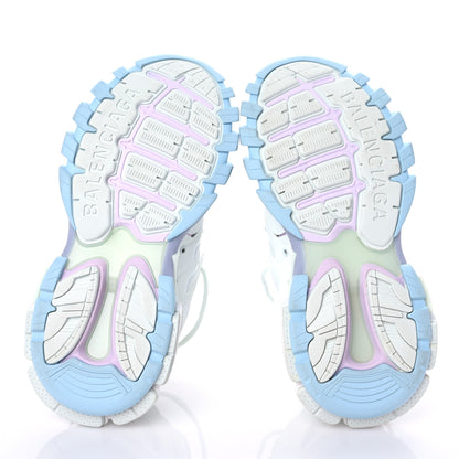 Balenciaga Mesh Nylon Womens Track Sneakers 39 White Pastel 5 of 13