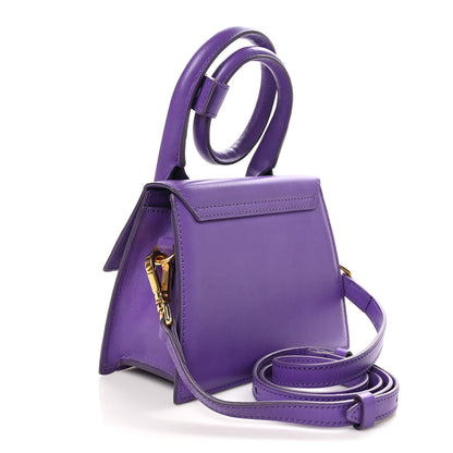 Jacquemus Smooth Calfskin Le Chiquito Noeud Purple 4 of 10