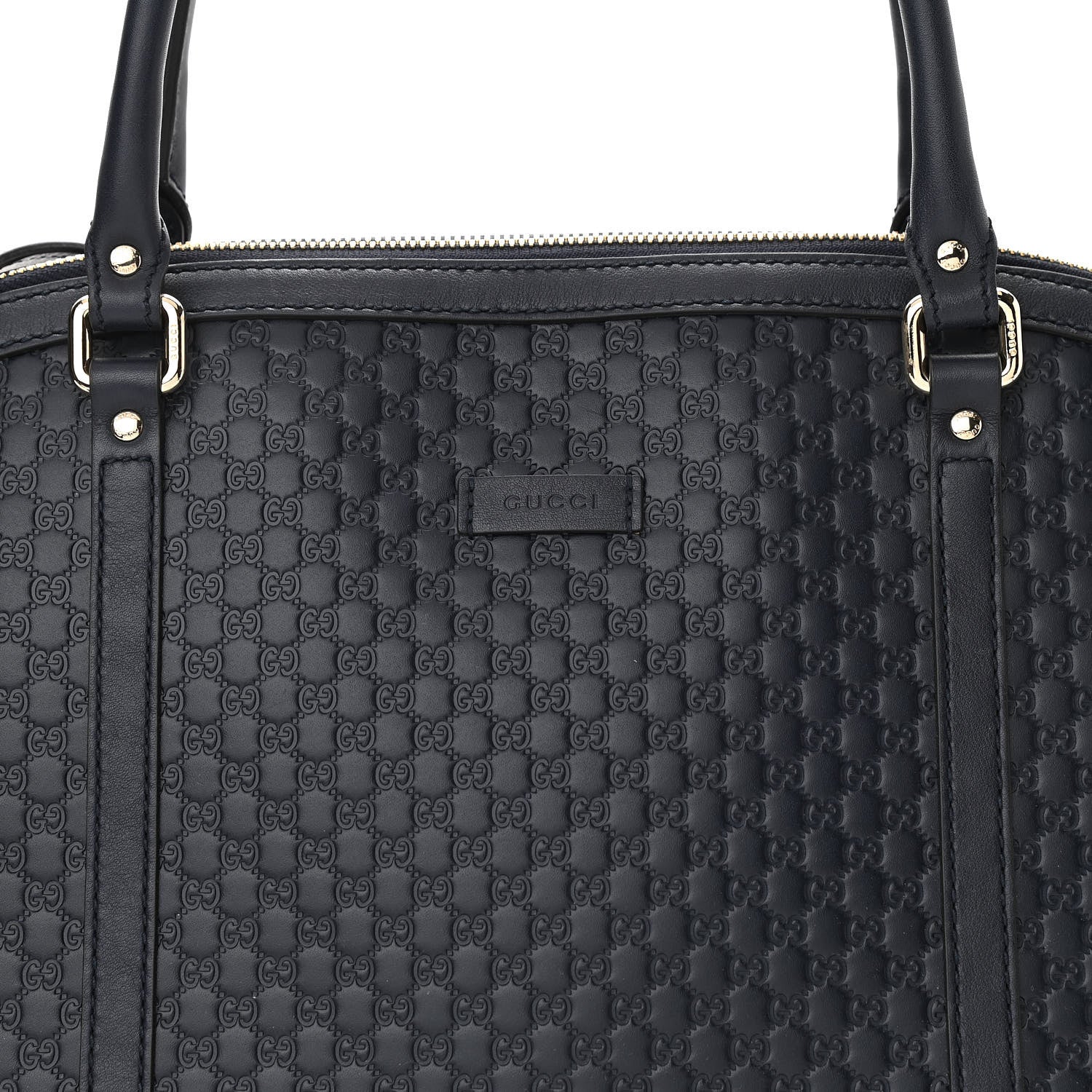 Gucci Soft Microguccissima Dome Satchel Navy 9 of 12