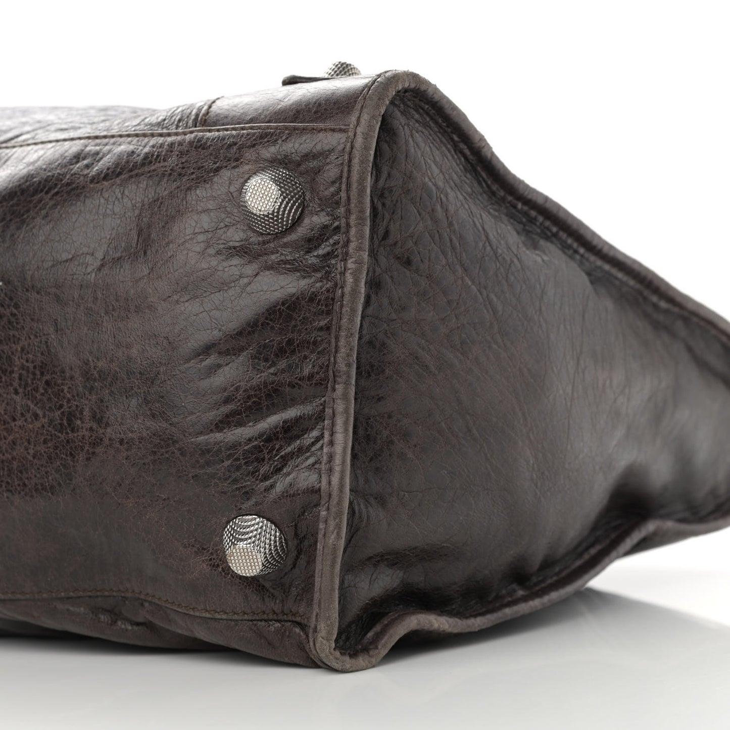 Agneau Giant 21 Silver Hardware Work Charbon