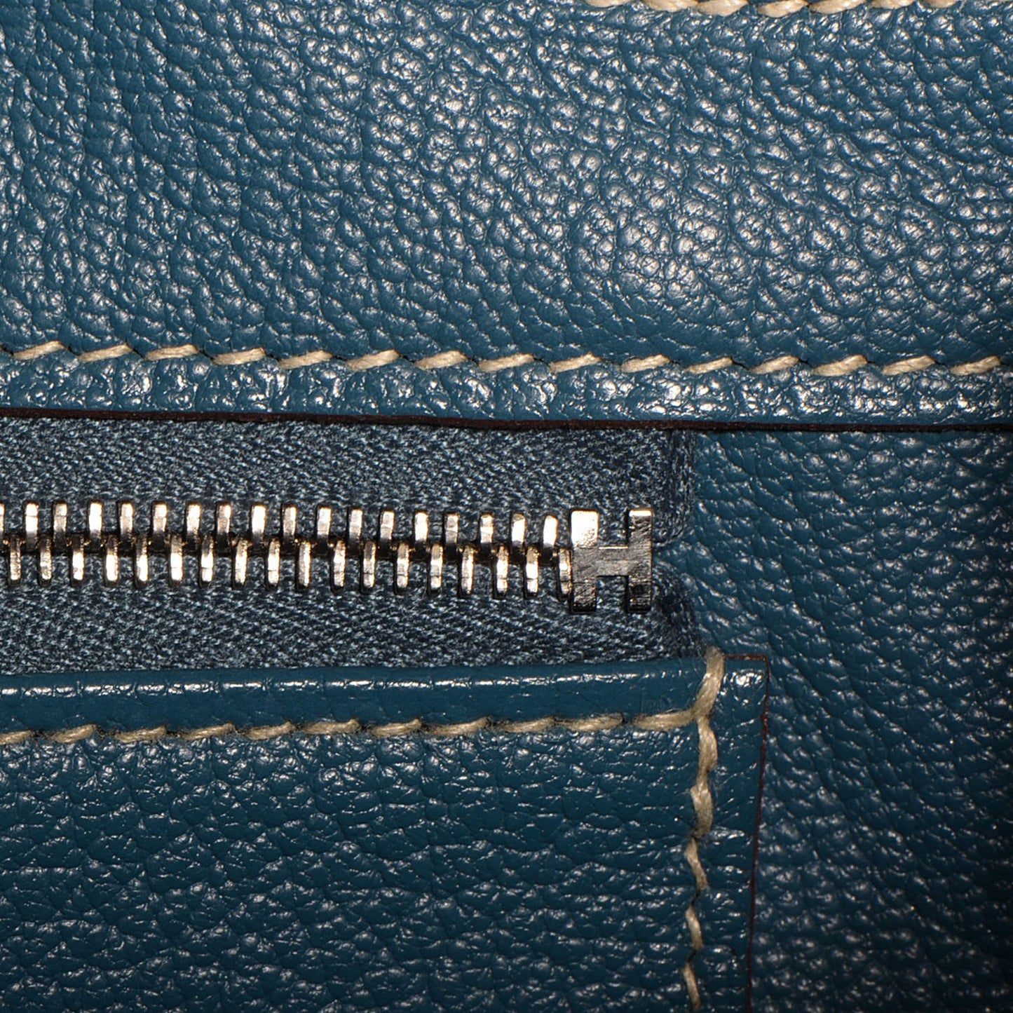 Epsom Candy Birkin 35 Etain Bleu Thalassa