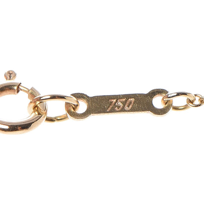 Tiffany 18K Yellow Gold Elsa Peretti 5 Open Heart Station Necklace 7 of 7