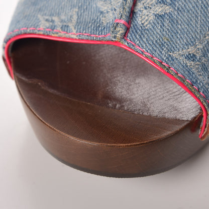 Louis Vuitton Denim Rosa Mule Clogs 41 12 of 13