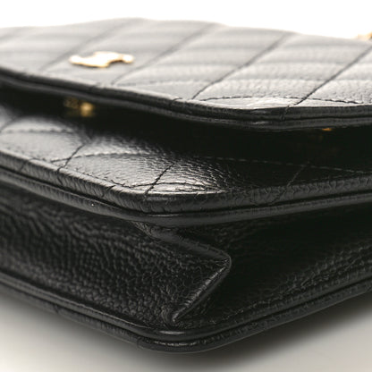 Chanel Caviar Quilted Wallet on Chain WOC Black 10 of 10