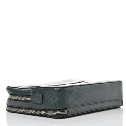 Prada Saffiano Travel Bag Smeraldo 4 of 10