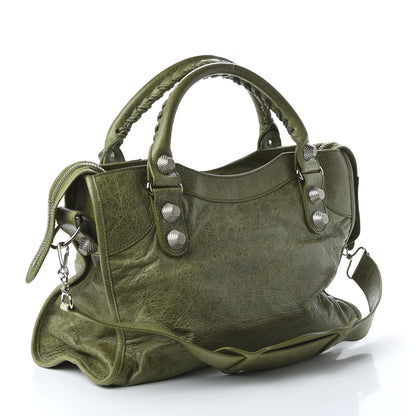 Balenciaga Agneau Giant 21 Silver Hardware City Light Olive 3 of 13