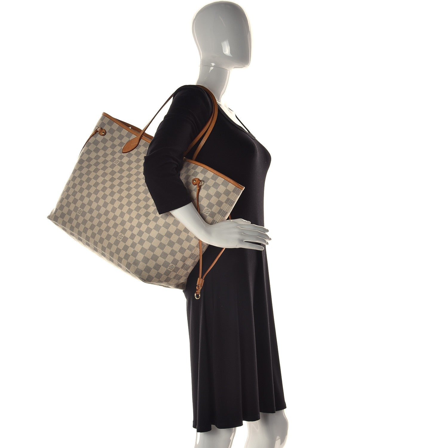 Louis Vuitton Damier Azur Neverfull GM 2 of 12