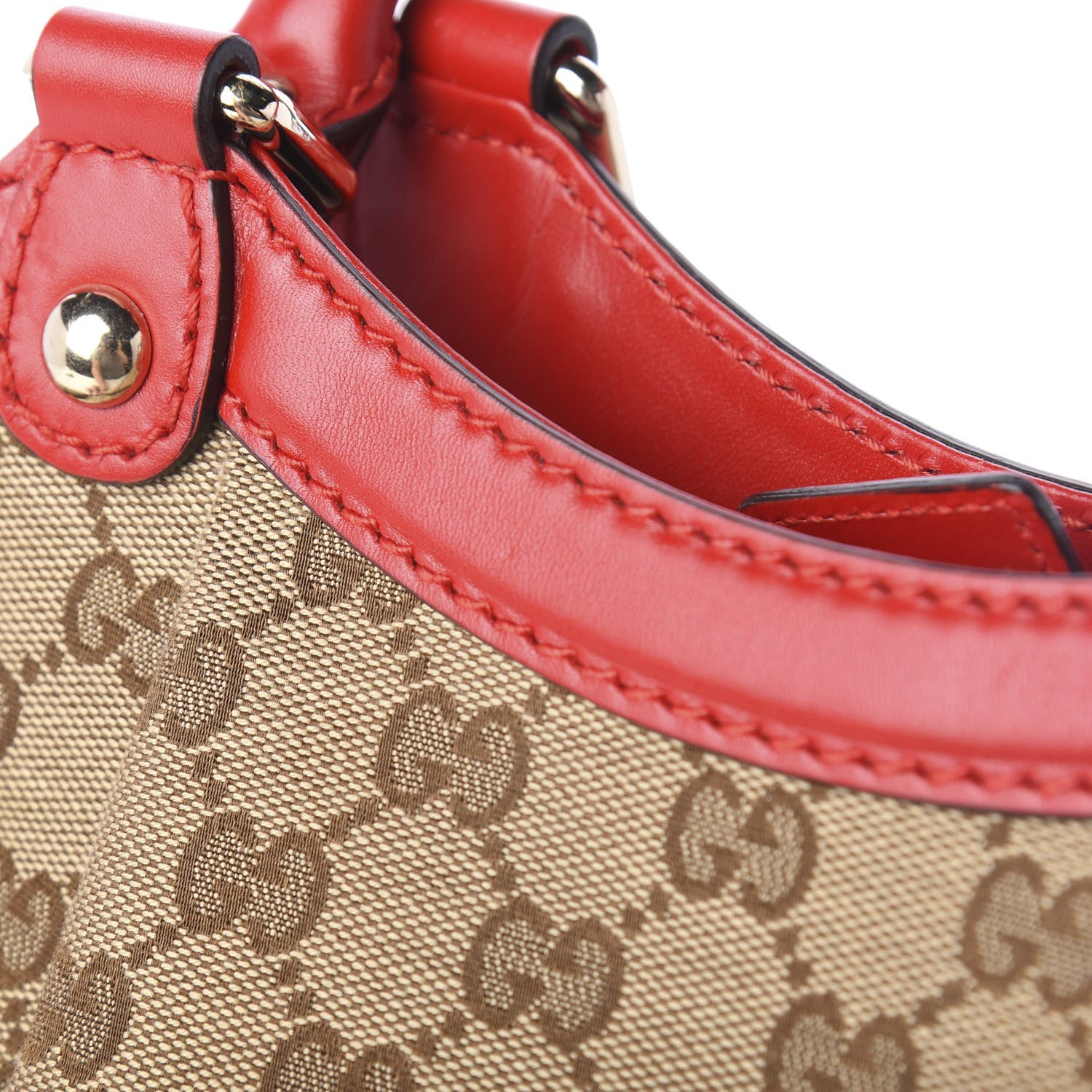 Gucci Monogram Medium Sukey Tote Red 12 of 12