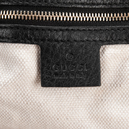 Gucci Pebbled Calfskin Large Soho Shoulder Bag Black 6 of 7