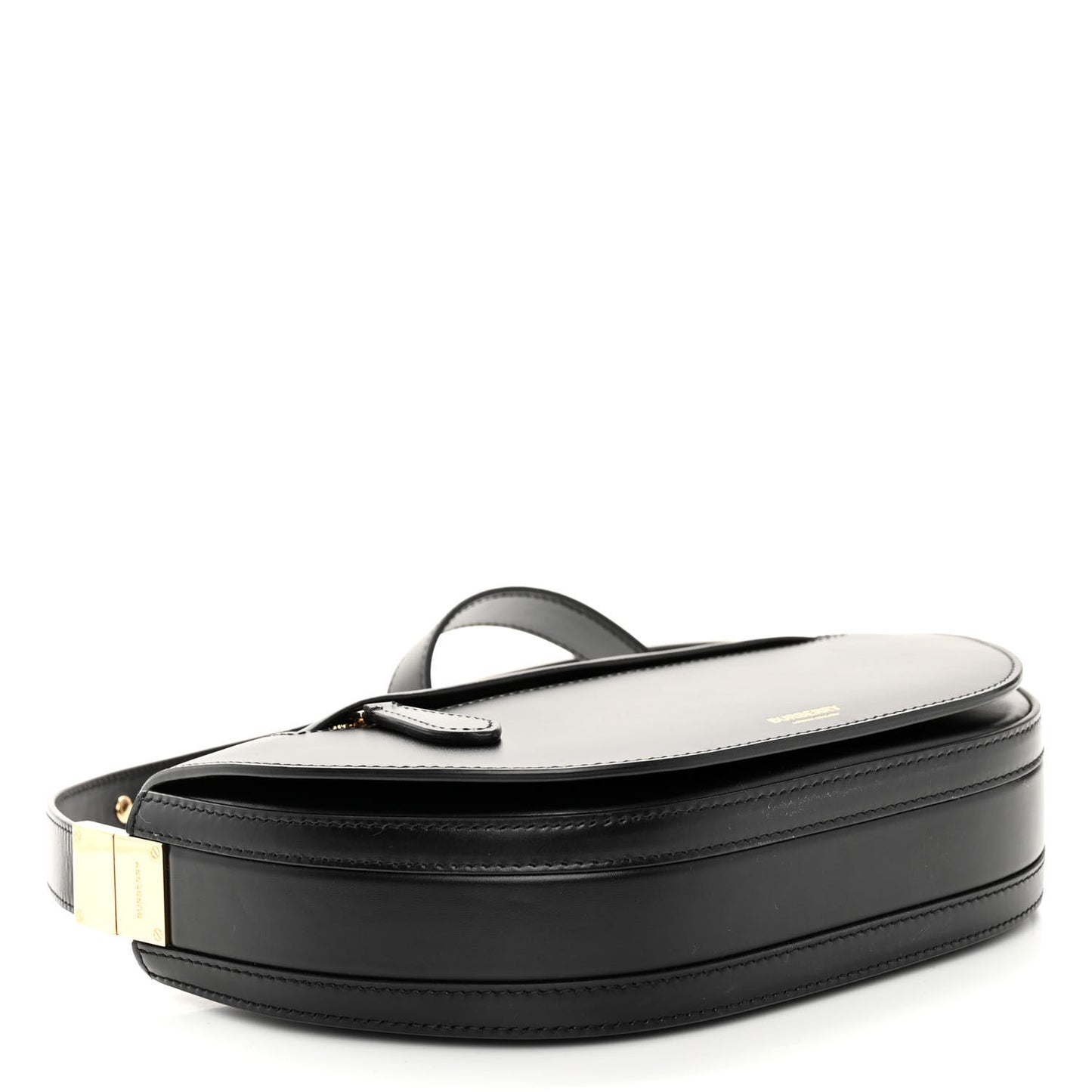 Pebbled Calfskin Small Soho Disco Bag Black
