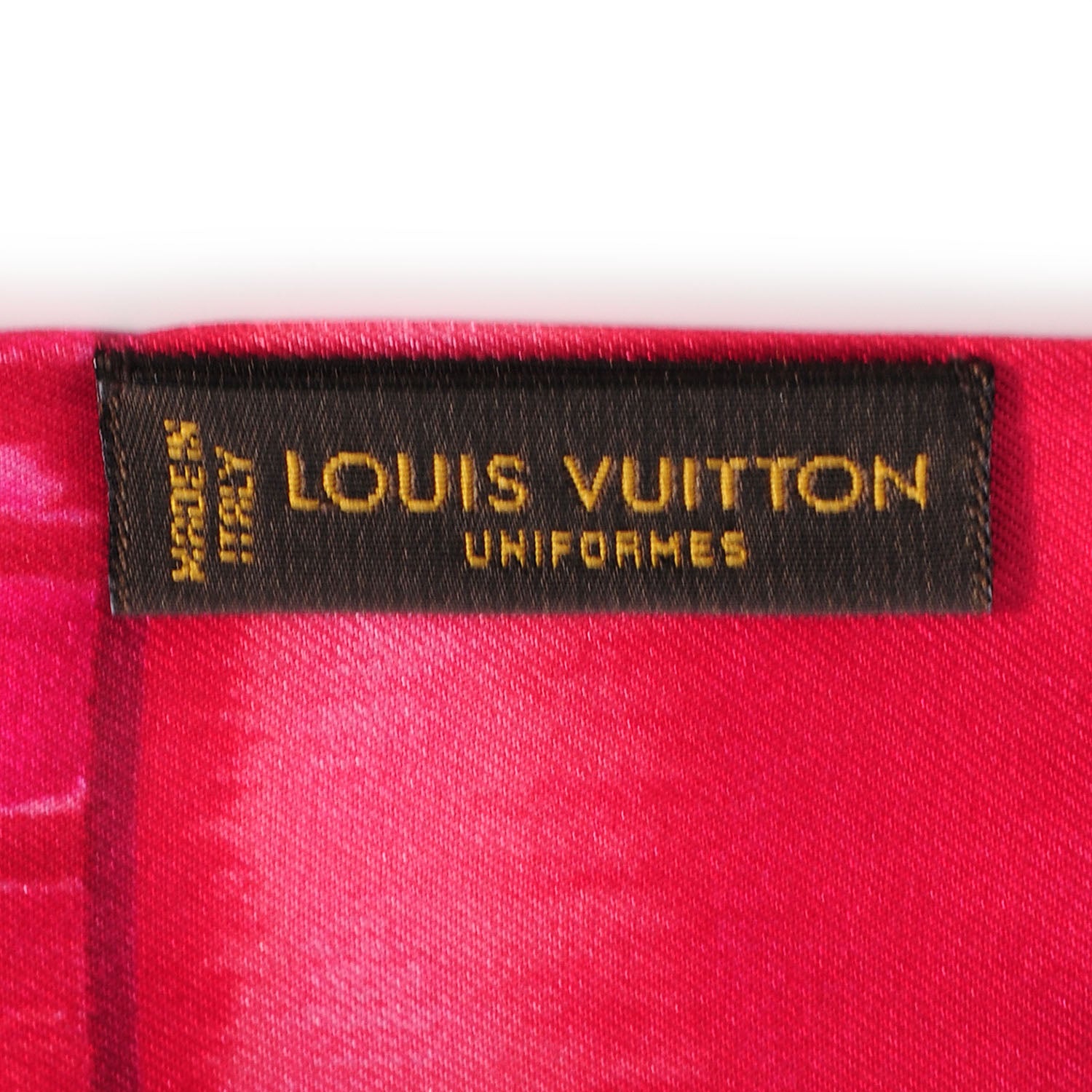 Louis Vuitton Silk Monogram Ikat Summer Bandeau Rose Indien 4 of 5