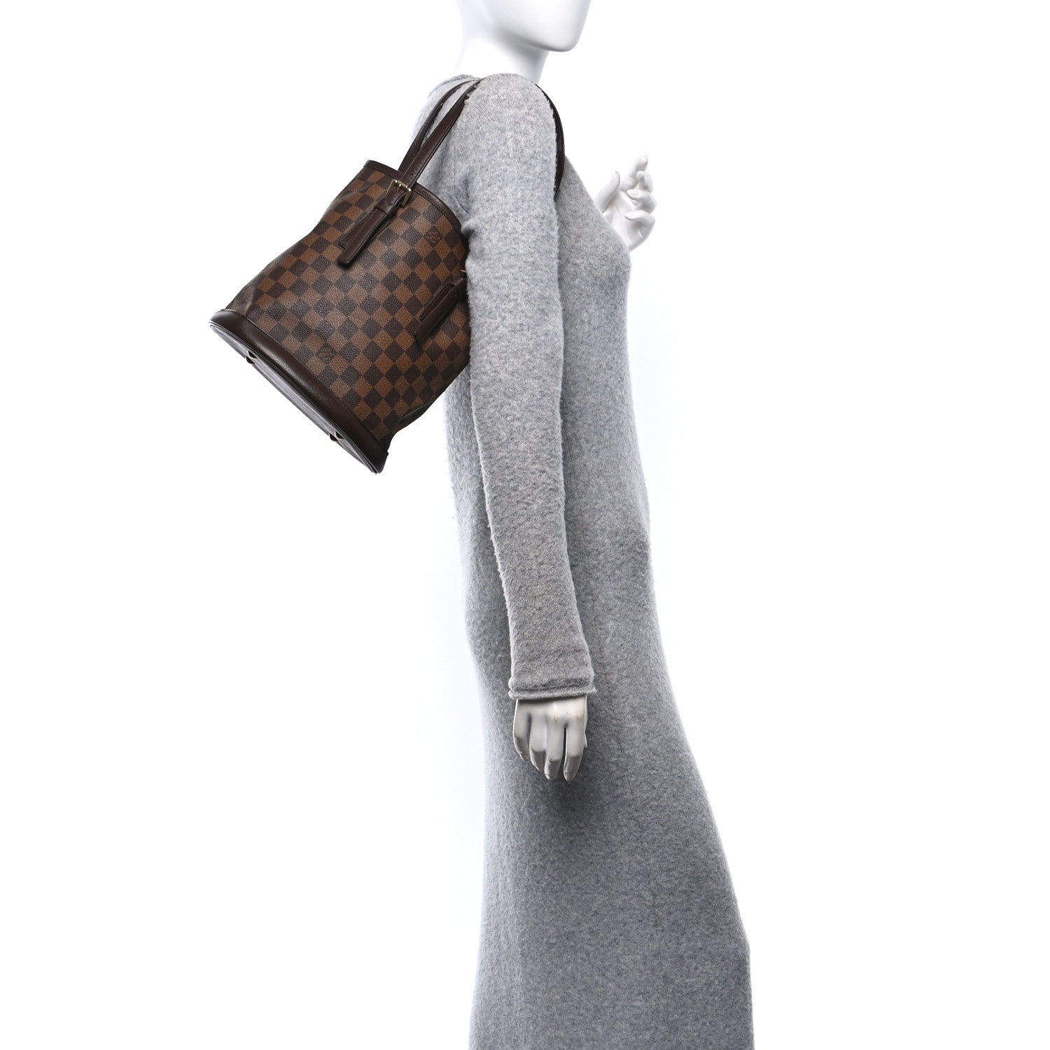 Louis Vuitton Damier Ebene Marais Bucket 23 2 of 10