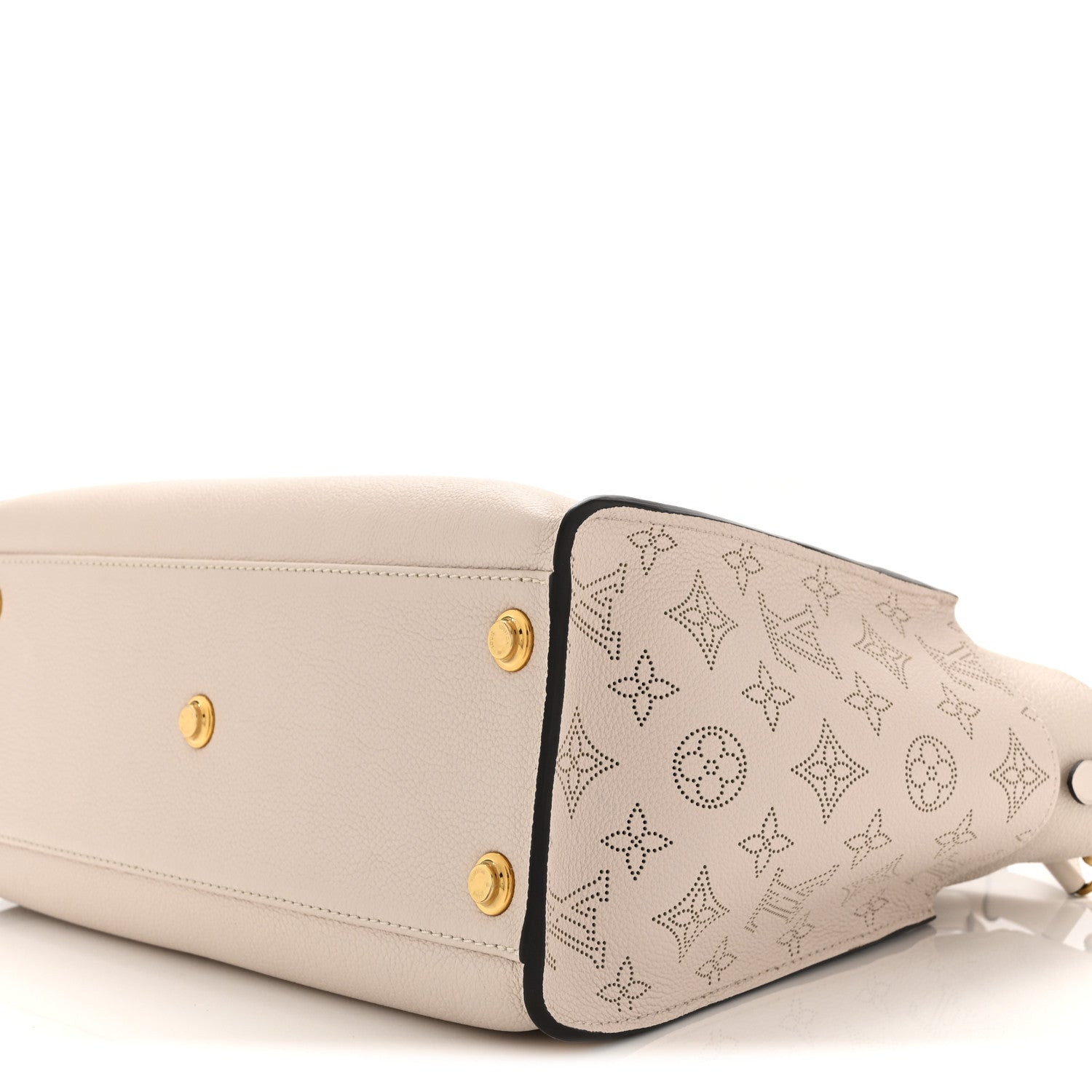 LOUIS VUITTON ビジネスバッグ グレー/ベージュ Louis Vuitton Mahina Girolata Galet 1817154 – FASHIONPHILE