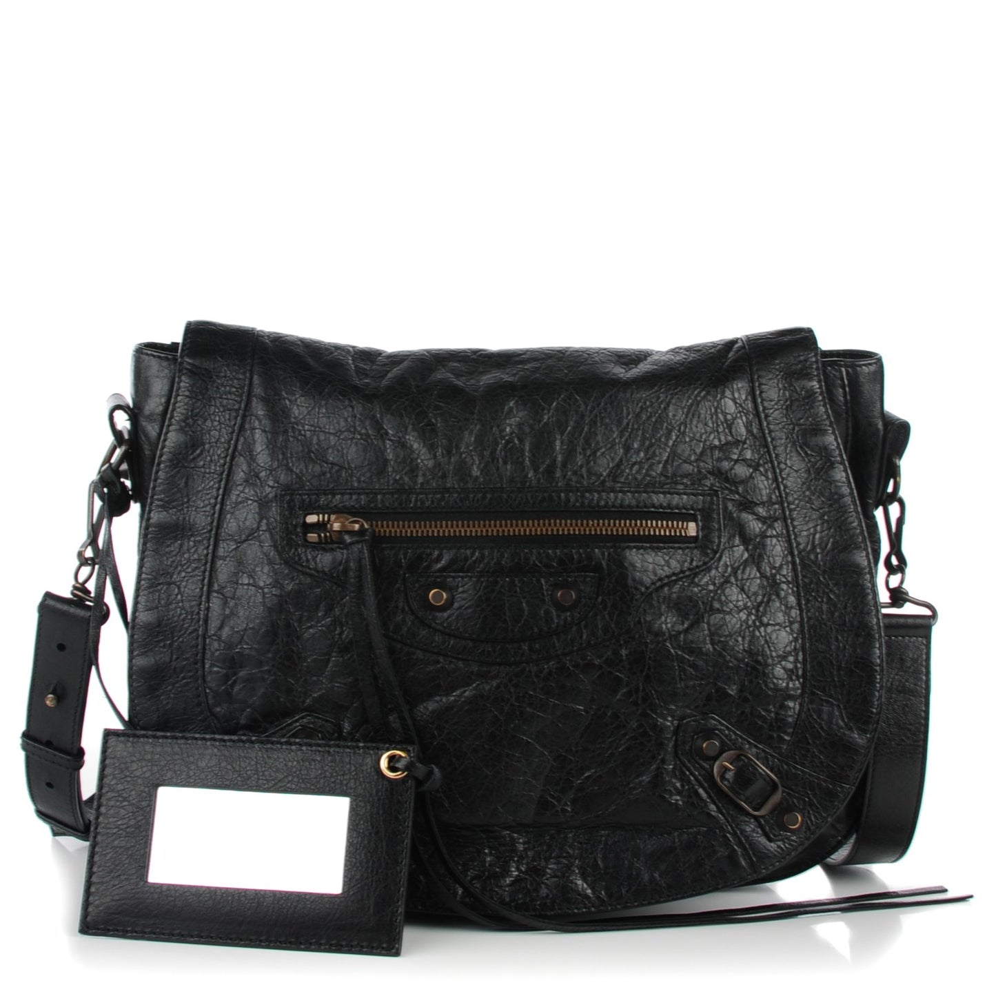 Agneau Classic Hardware Neo Folk Messenger Black