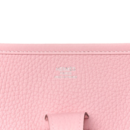 Hermes Taurillon Clemence Evelyne III PM Rose Sakura 6 of 11