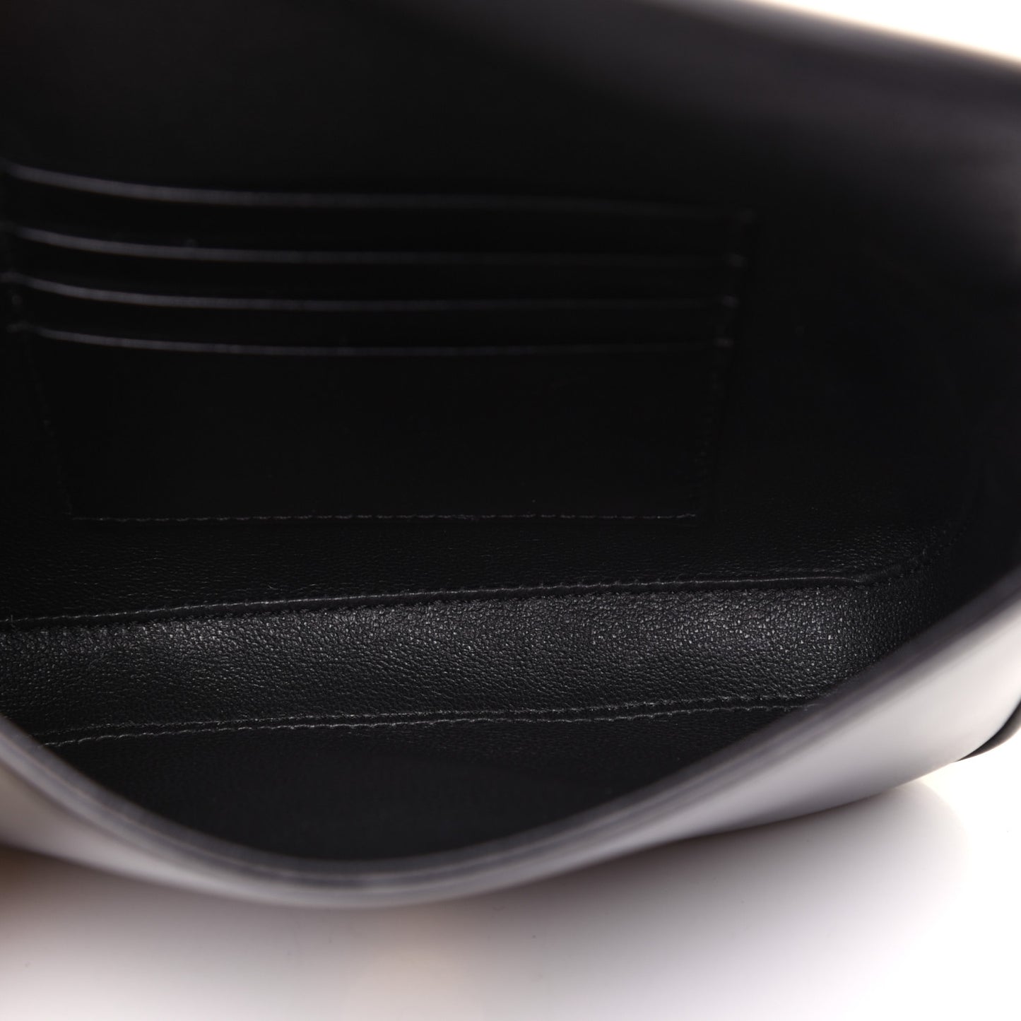 Smooth Calfskin Tassel Belt Bag Black