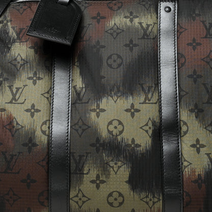 Louis Vuitton Nylon Monogram Camouflage Keepall Bandouliere 50 Kaki 7 of 11