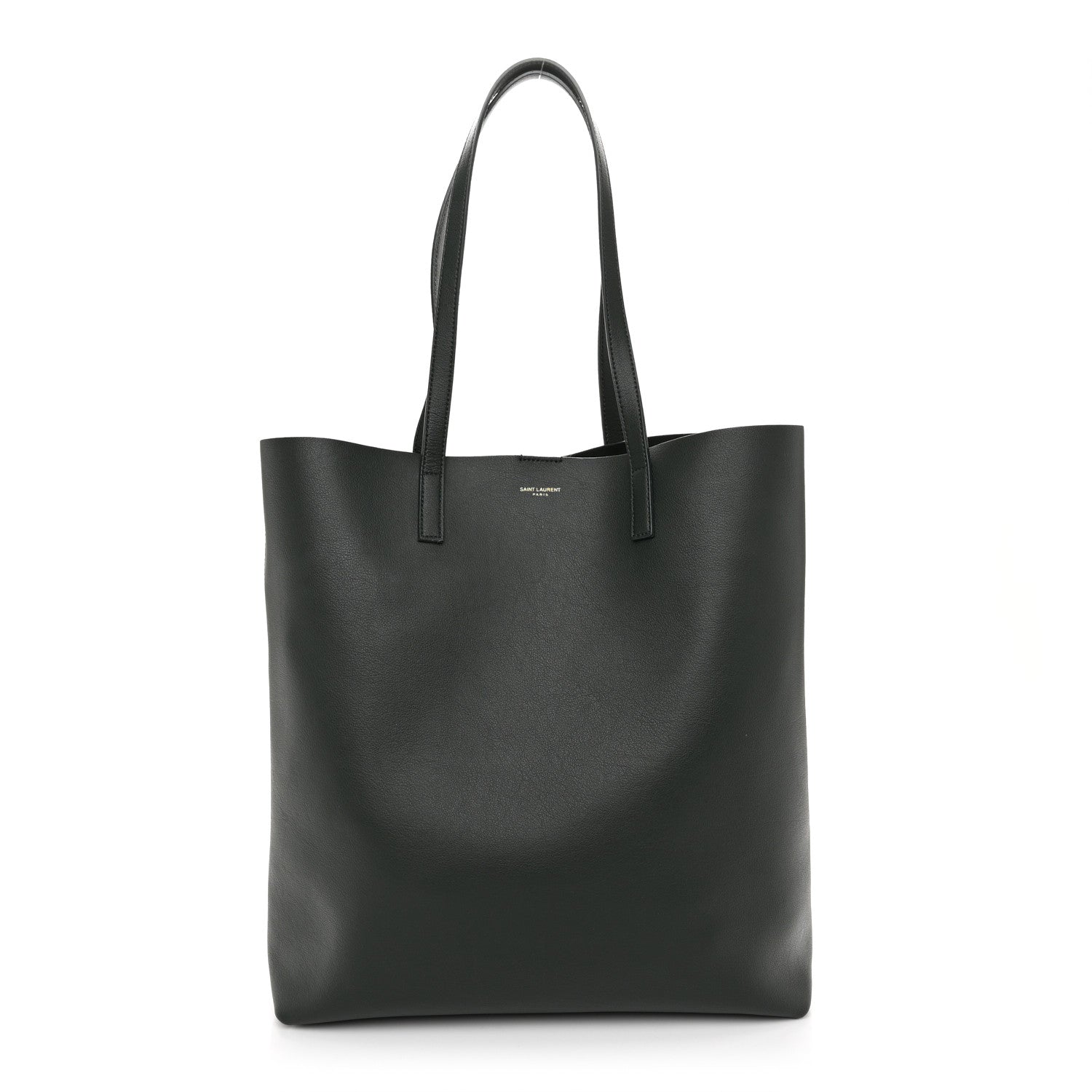 Saint Laurent Calfskin North-South Shopping Tote Green 1 of 10