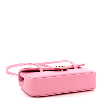 Chanel Shiny Caviar Mini Preppy Coco Shoulder Bag Pink 4 of 11